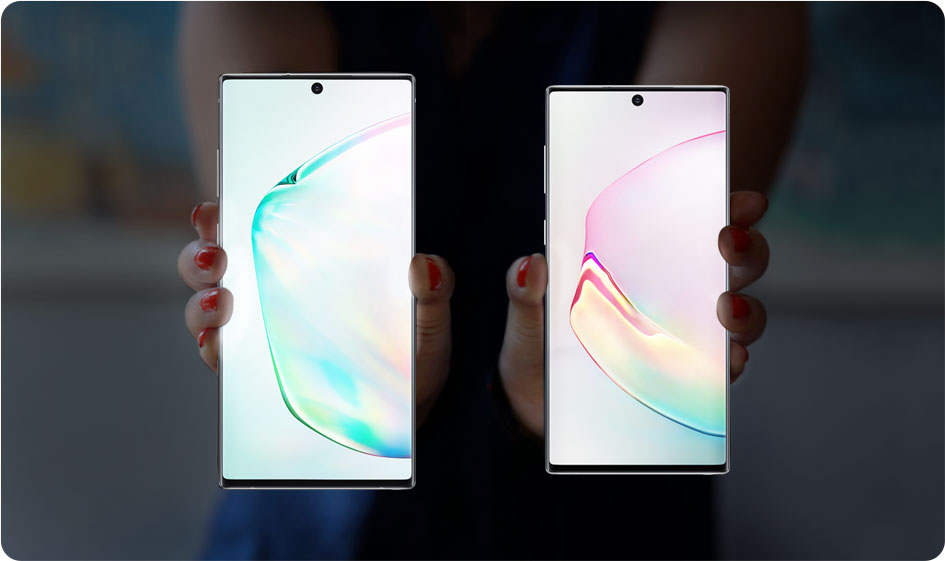 סמסונג גלקסי נוט Galaxy Note 10 שתי הדגמם