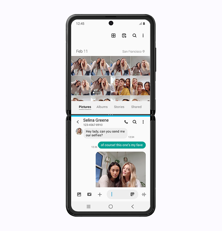 לעשות הכל. הכל בבת אחת Samsung Galaxy Z Flip SM-F700F