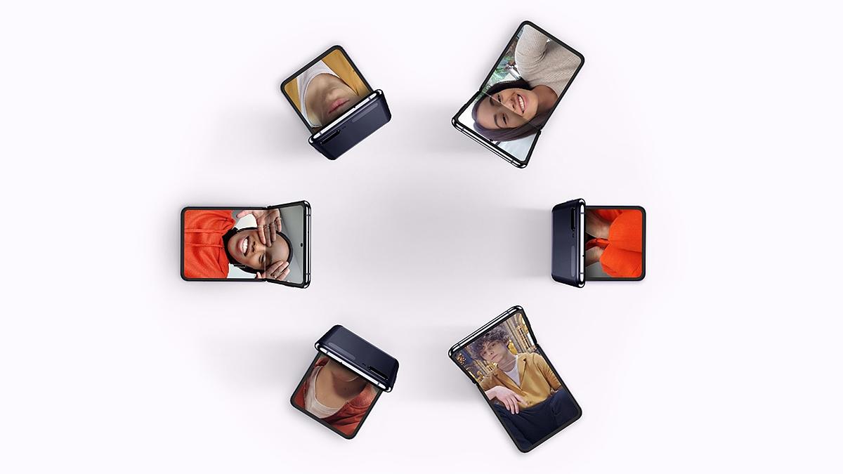 הסוללה של Galaxy Z Flip סמסונג