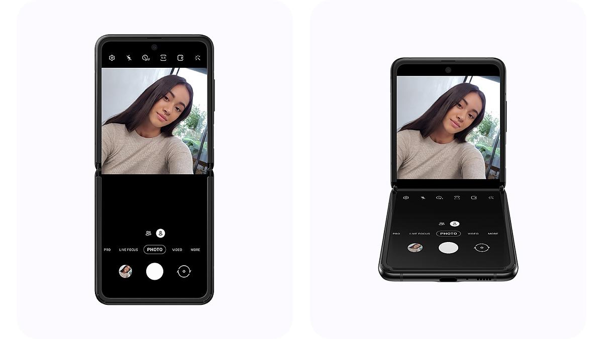 חצי מסך, שליטה מלאה - Samsung Galaxy Z Flip