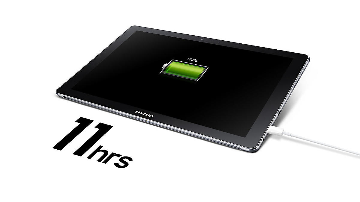 ה-Galaxy Book מציע כ-9 שעות של שימוש מיתמשך בטעינה מלאה