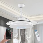 מאוורר תקרה חכם "42 עם תאורת LED