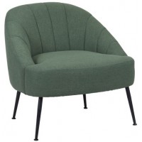 כורסא מעוצבת בעיצוב רטרו שיקאגו - צבע ירוק