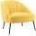 כורסא מעוצבת בעיצוב רטרו שיקאגו - צבע צהוב