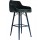 כיסא בר מתכת- Iris צבע מושב שחור