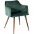 כיסא מעוצב אולדרידג מבית HOMAX צבע ירוק בקבוק