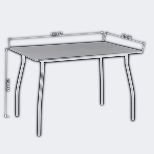 מידות השולחן פינת אוכל ריידר מבית Homax