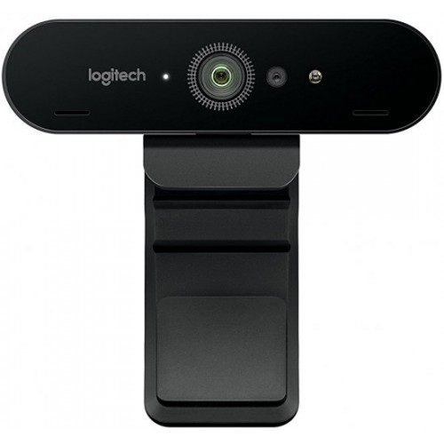 מצלמת אינטרנט עם RightLight 3 ו-Logitech Brio 4K Ultra HD Retail HDR