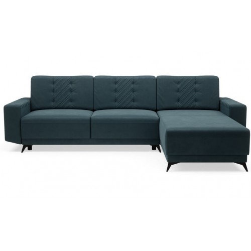 סלון פינתי SELENA נפתחת למיטה זוגית - טורקיז