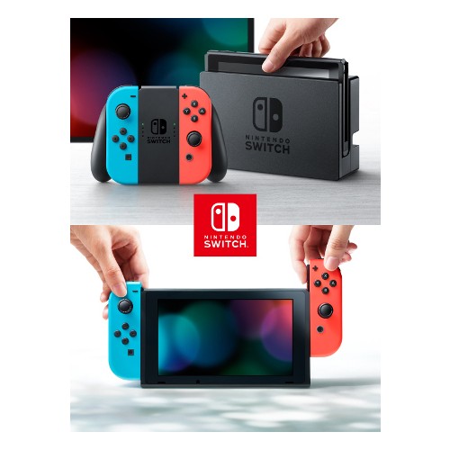 קונסולת משחק Nintendo Switch 32GB V2 עם שלטי Neon