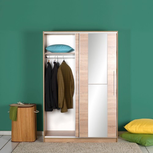 ארון בגדים דלתות הזזה כולל מראה דגם מורגן WD-512 מבית HOMAX 