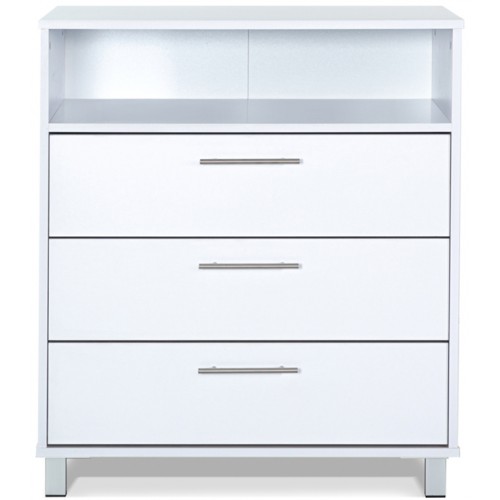 שידת 3 מגירות דגם ''איתי'' בצבע לבן