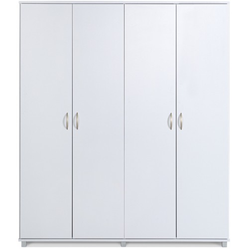 ארון 4 דלתות לבן 709