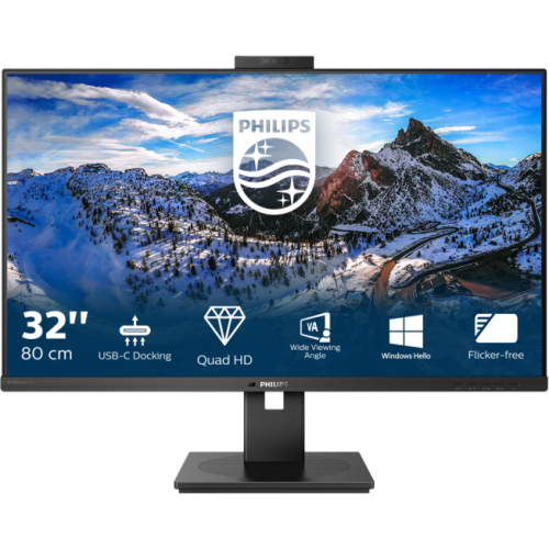 מסך מחשב PHILIPS 326P1H ברזולוציית 2K QHD.