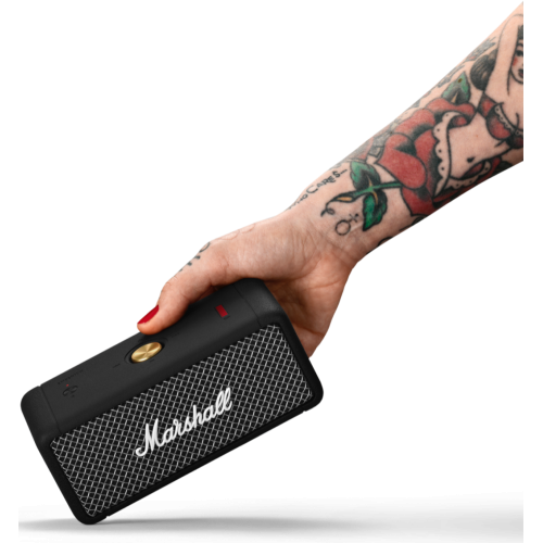 רמקול בלוטוס 5.0 נייד מוגן מים בתקן IPX7 מבית MARSHALL דגם EMBERTON