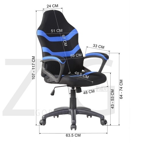 ​כיסא מחשב ארגונומי Homax דגם טריוויני
