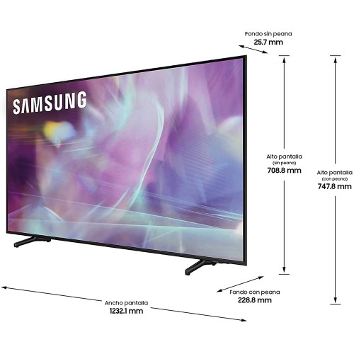 טלוויזיה Samsung QE55Q60A 4K ‏55 ‏אינטש סמסונג. יבואן רשמי סמליין