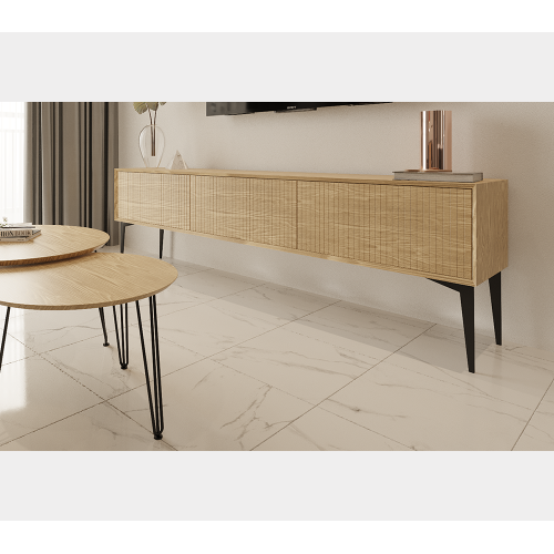 סט מזנון וזוג שולחנות דגם קיסר