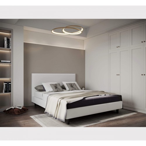 מיטה זוגית דגם SHELLY – בצבע לבן