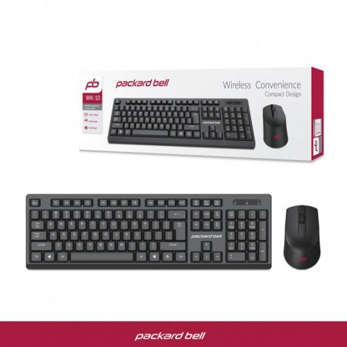 סט עכבר ומקלדת אלחוטיים Packard bell WK- 10