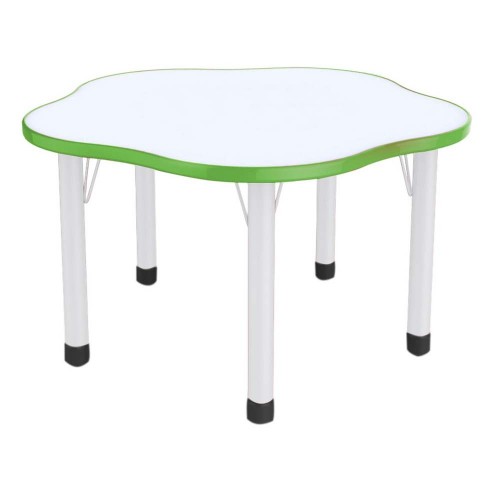 שולחן פעילות מתכוונן מעוצב בצורת פרח