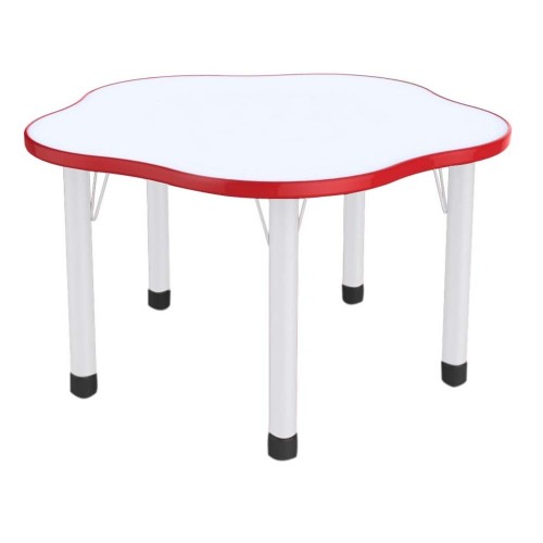 שולחן פעילות מתכוונן מעוצב בצורת פרח