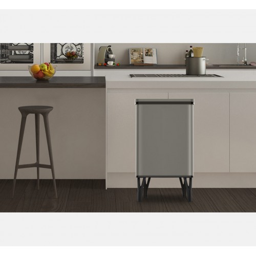 פח רגליים עם חיישן אוטומטי 40 ליטר  GRINBIN CALIFORNIA