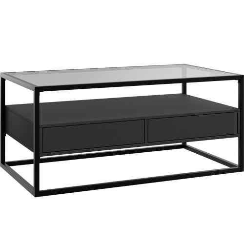 שולחן לסלון  דגם רוסו Razco רזקו בצבע שחור