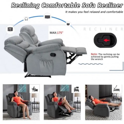 כורסת טלויזיה אלגנטית עם ריקליינר – BARI