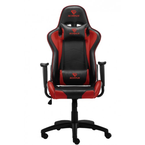 מושב גיימינג SCORPIUS GAMER צבע אדום
