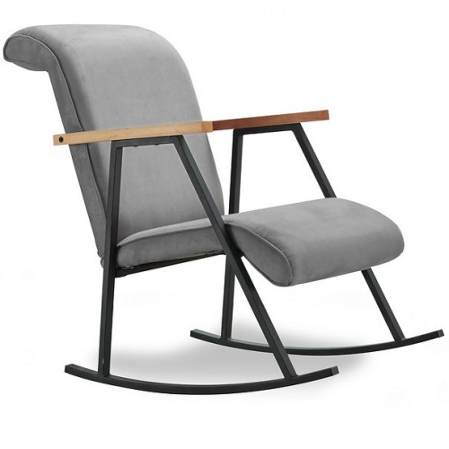 כורסת נדנדה מעוצבת Homax דגם Yoka צבע אפור