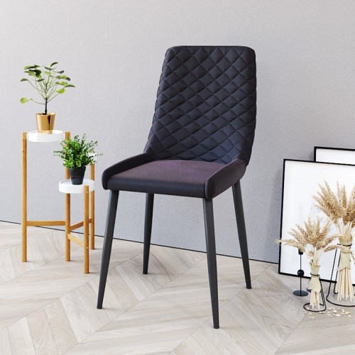 רהיטים במבצע - כיסא לפינת אוכל בעיצוב יוקרתי דגם שחור