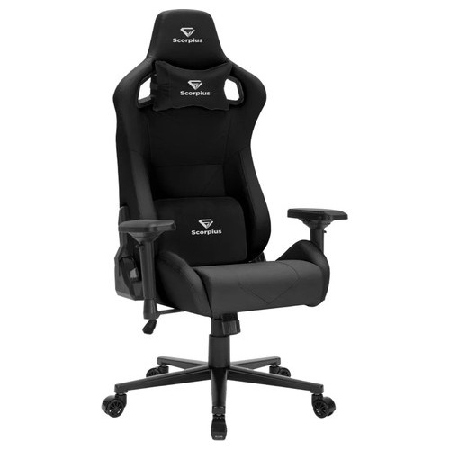 מושב גיימינג מתקדם SCORPIUS DeluxePro צבע שחור