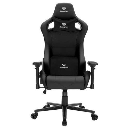 מושב גיימינג מתקדם SCORPIUS DeluxePro צבע שחור