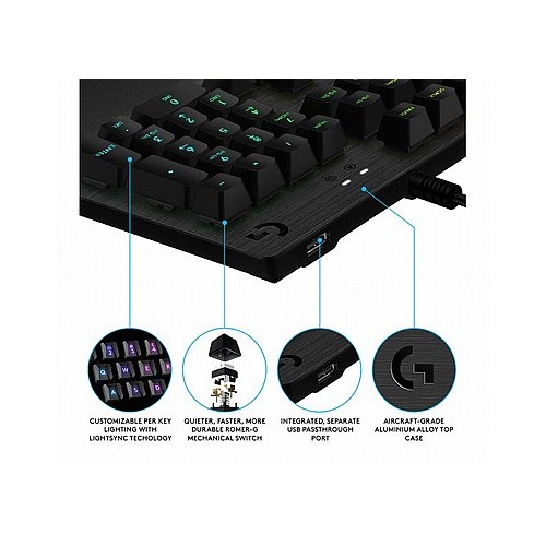 מקלדת גיימינג LOGITECH CARBON דגם: G513 קניות הוט שופ