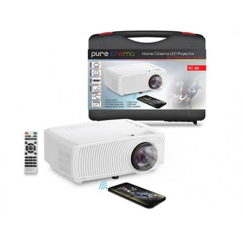 אריזת מזוודה קשיחה השומרת על המקרן לאחסון בטוח וניידות בקלות